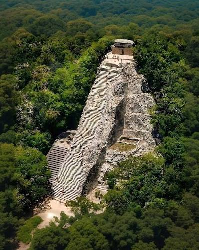 Mapa arquitectónico de proximidad a las ruinas de Cobá